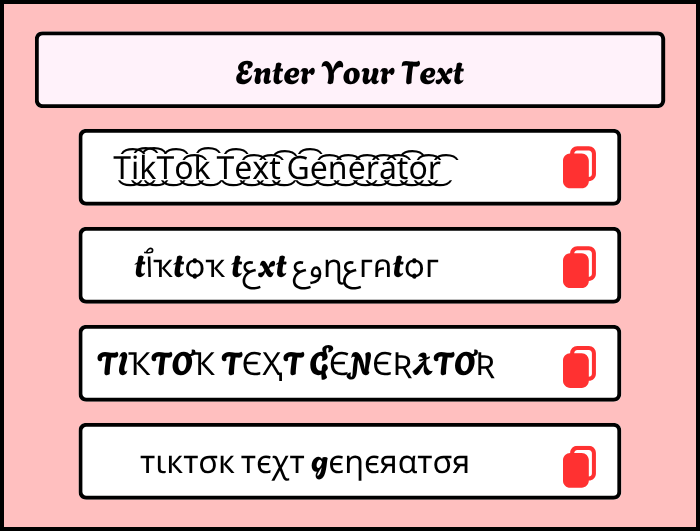 TikTok Text Generator